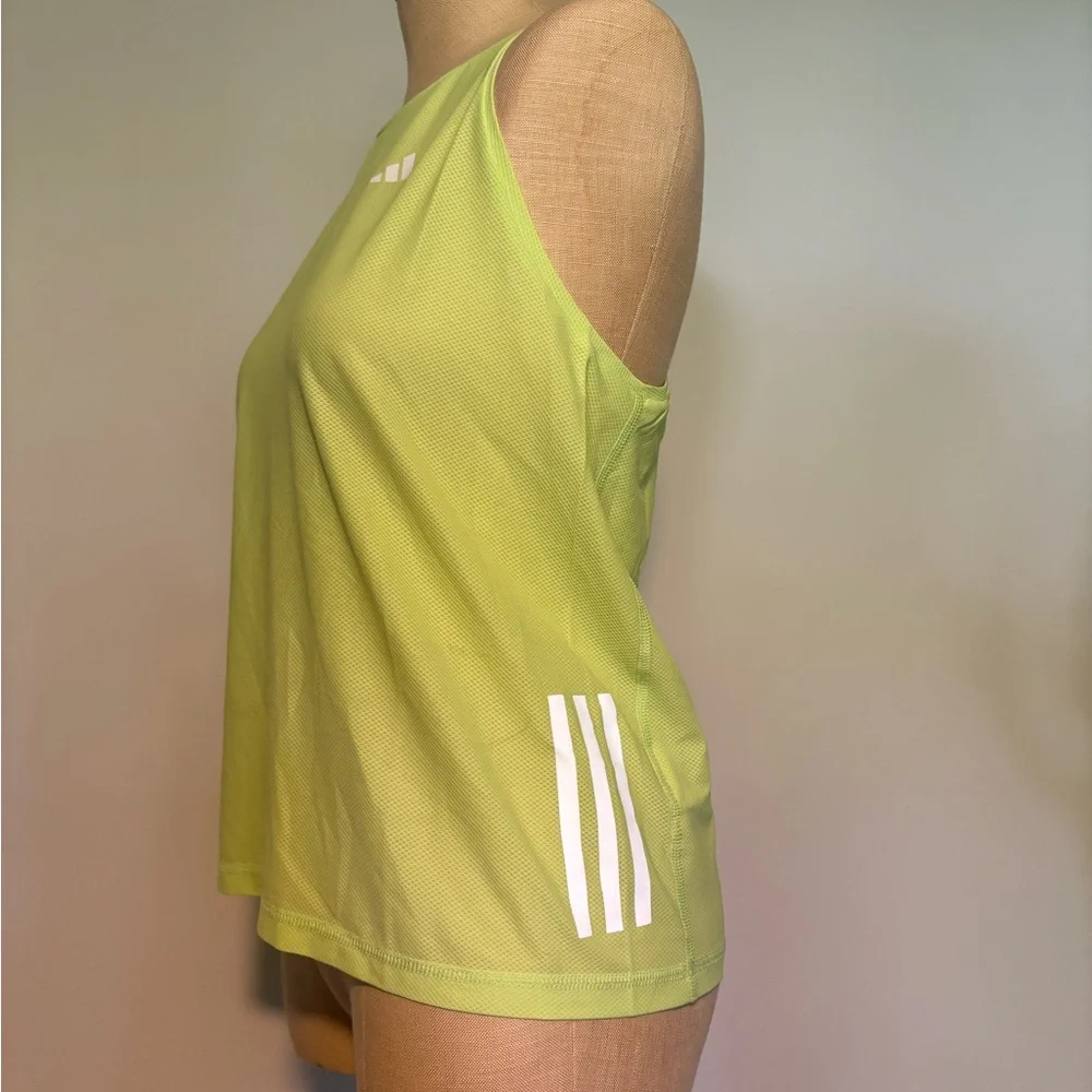 Adidas OTR Tank size Small pulse Lime Running Carrera New - Picture 2 of 7